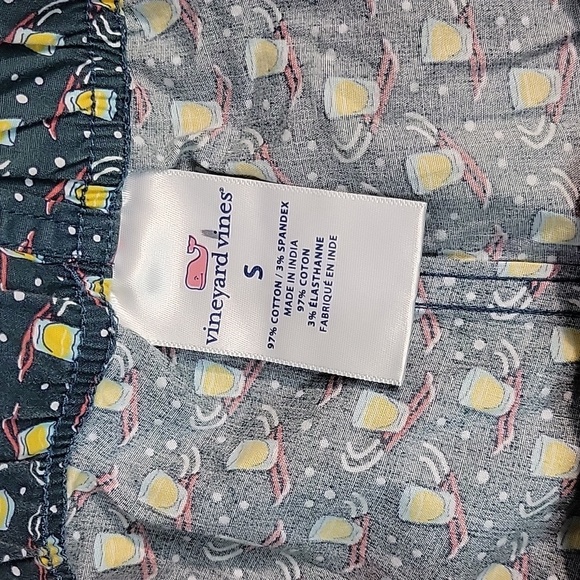 Vineyard vines sz small sleep pants shot glasses all over print - Picture 4 of 4